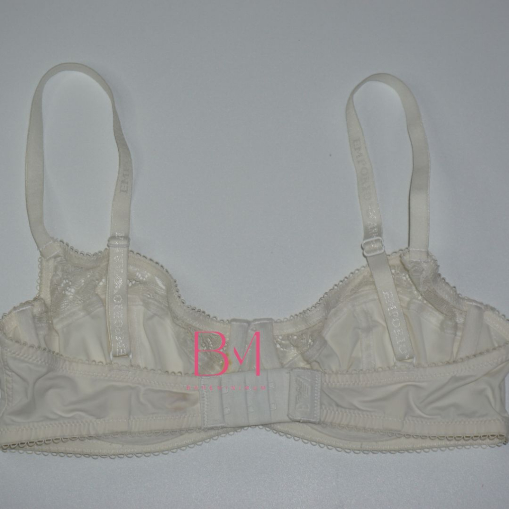 Jual Half Lace Bra with Small Ribbon Detail Adjustable Straps Wired ...