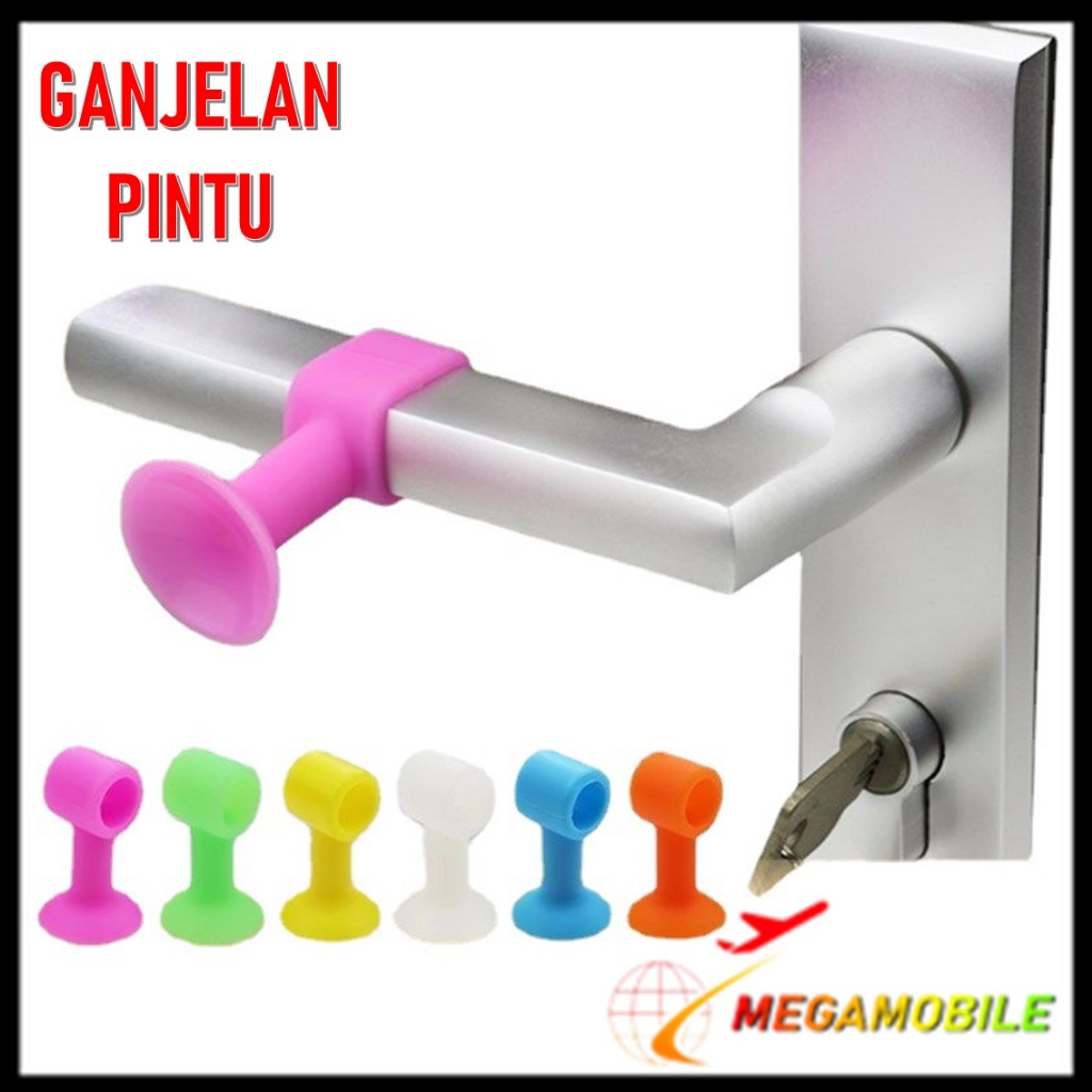 Jual Karet Silikon Cover Pengaman Pegangan Gagang Pintu Pelindung Benturan Tembok Mm Handle