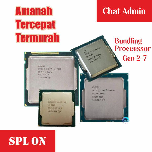 Jual PROCESSOR INTEL CORE I36100 3.70GHz TRAY + FAN/ INTEL I3/ PRO28