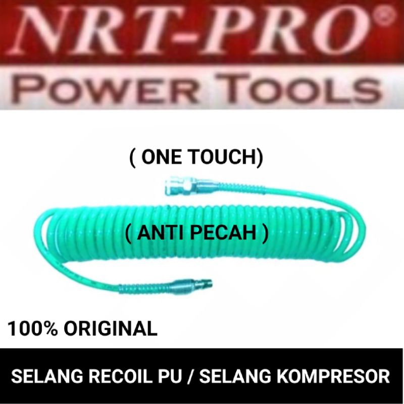 Jual Selang Kompresor Selang Recoil Pu Anti Pecah Nrt Pro Shopee Indonesia