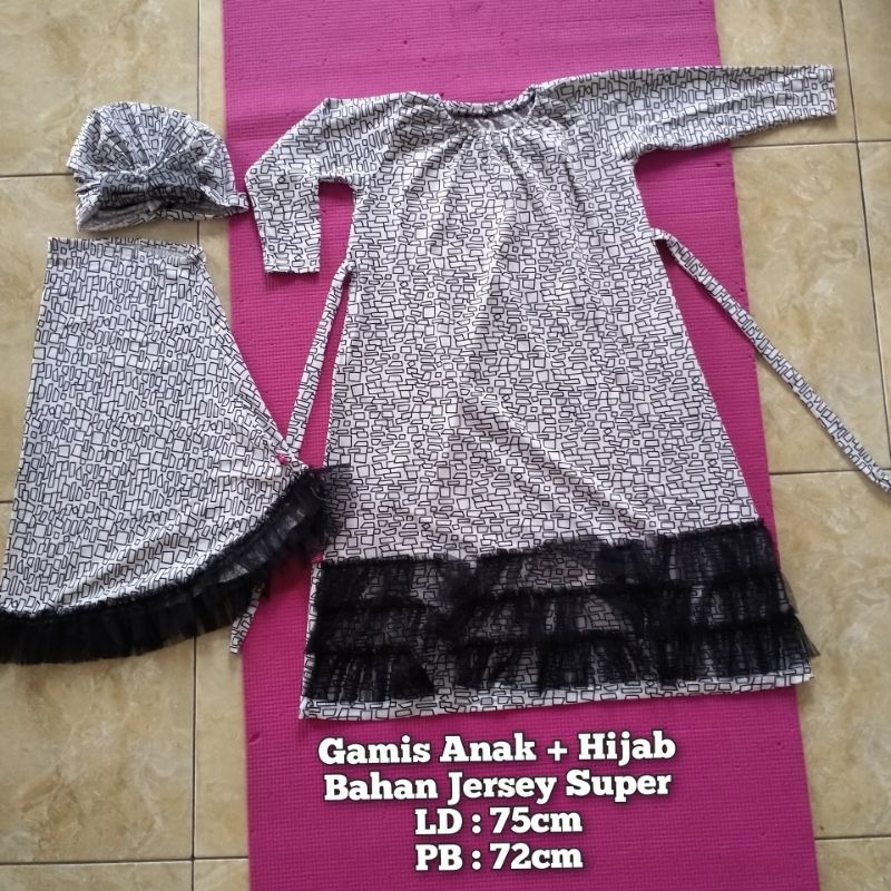 Jual GAMIS ANAK PEREMPUAN PL / GAMIS ANAK PREMIUM | Shopee Indonesia