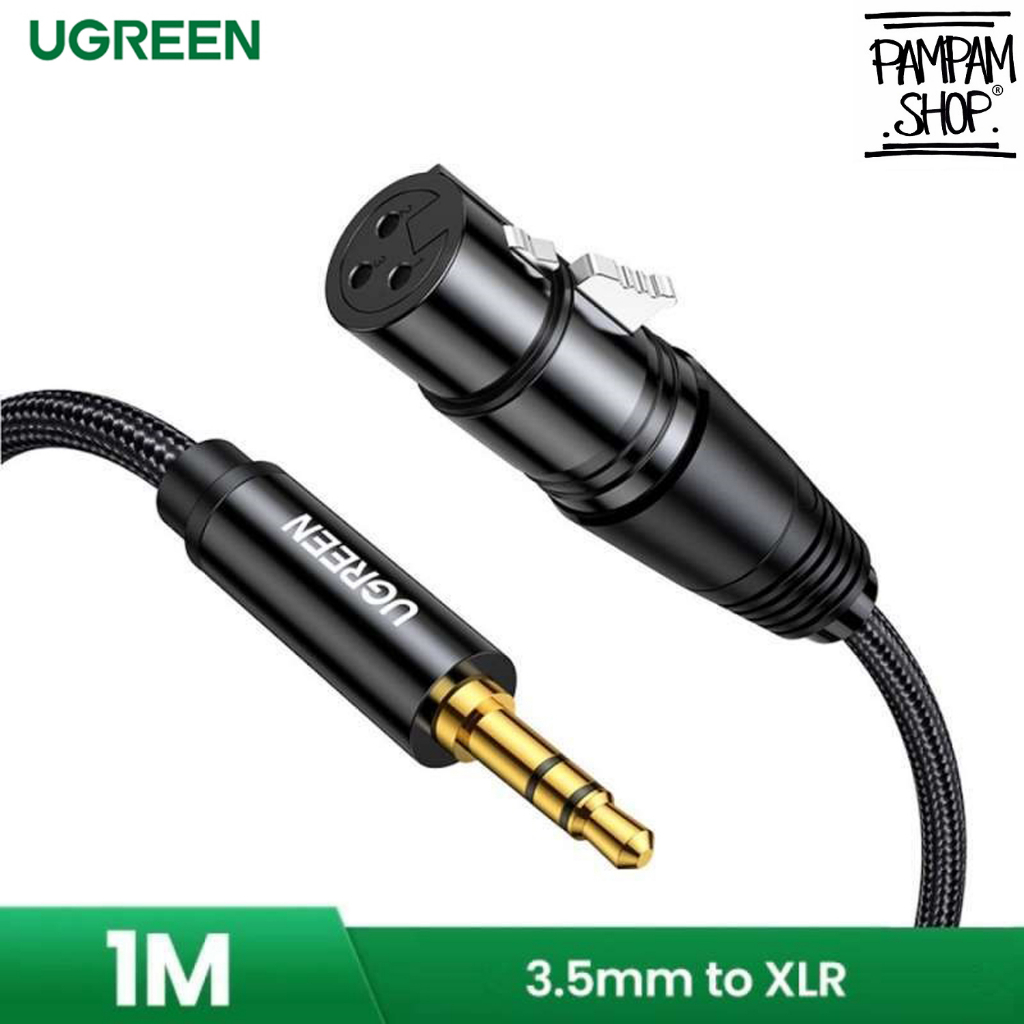 Jual UGREEN ORIGINAL Kabel Audio Jack 3.5mm Male to XLR Female Mic