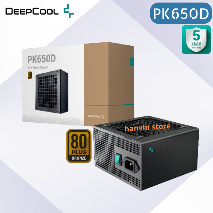 Jual Power Supply Deepcool PK650D - 650w 80 Plus Bronze | Shopee Indonesia