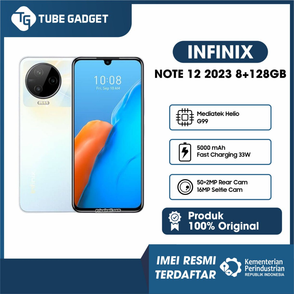 Jual Infinix Note 12 2023 8/128GB & 8/256GB Garansi Resmi 1 Tahun ...