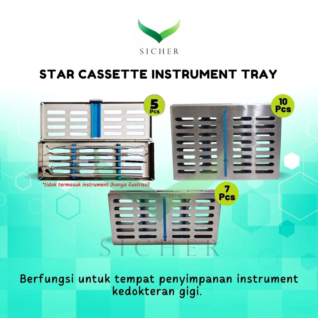 Jual Star Cassette Rack Box Tray/Tempat Penyimpanan Instrument | Shopee ...
