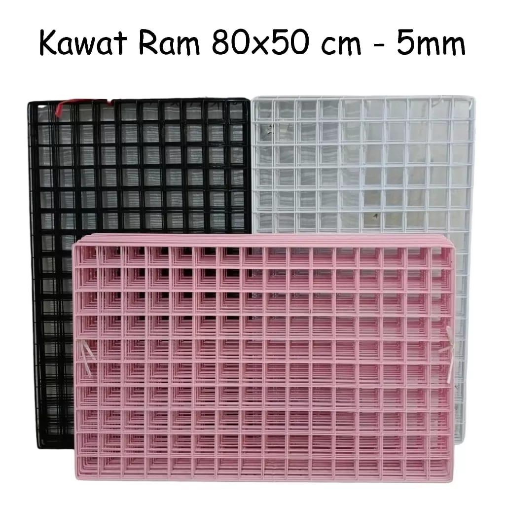 Jual Kawat Ram 80x50 Cm 5mm Rak Display Aksesoris HP Rak Gantung