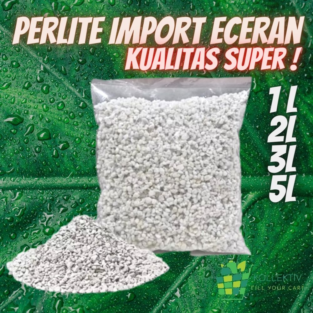 Jual Perlite 1Liter Media Tanam/ Alas Reptil Premium 48mm Shopee