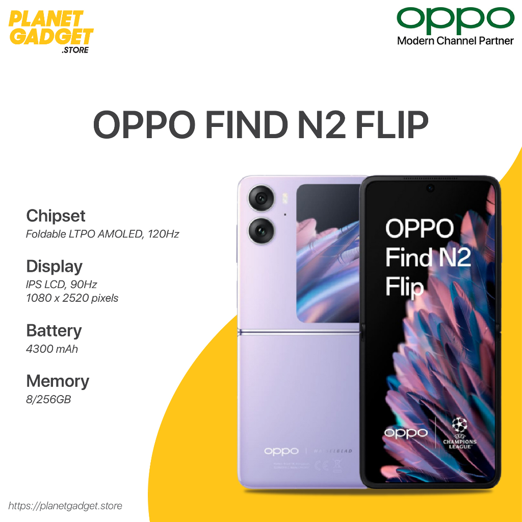 Jual Oppo Find N2 Flip 8/256GB [Garansi Resmi Oppo] | Shopee Indonesia