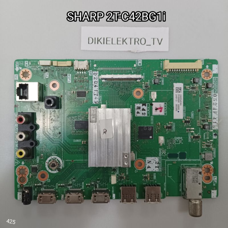 Jual MESIN TV SHARP 2TC42BG1I MOTHERBOARD MAINBOARD MOBO MB TV