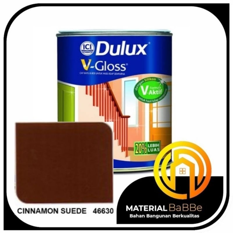 Jual Dulux V Gloss Cinnamon Suede Liter Cat Kayu Dan Besi