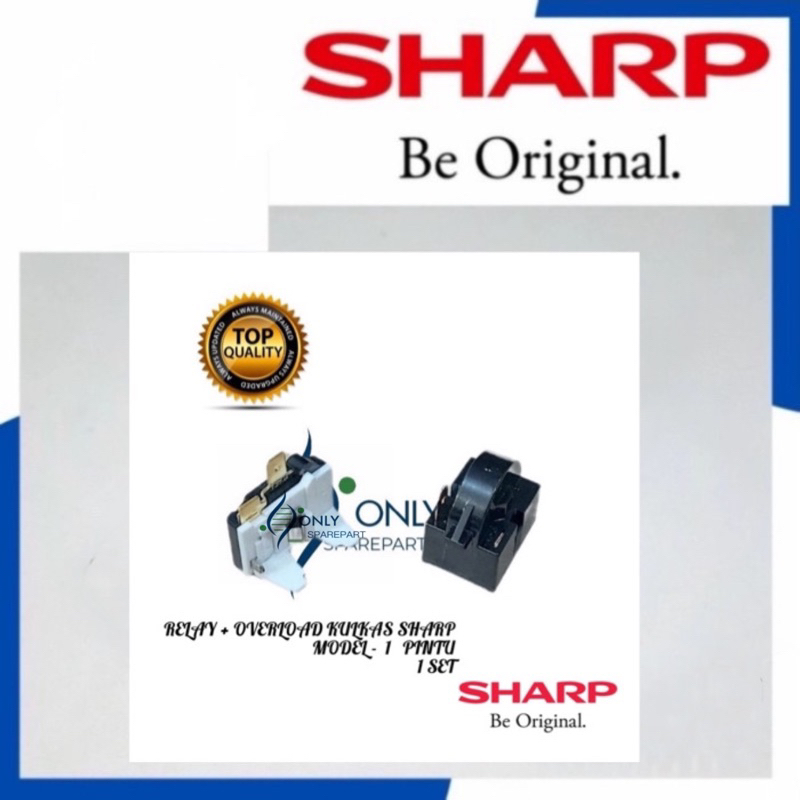 Jual Relay overload kulkas sharp 1 pintu rilai kulkas sharp 1 pintu ...