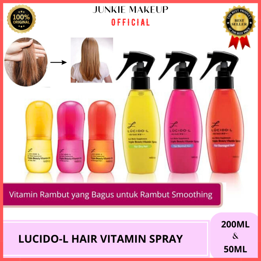 Jual Vitamin Rambut Lucido ORIGINAL & BPOM/ Vitamin Rambut Oil / Hair ...