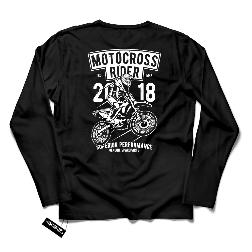 Jual KAOS MOTOR Motocross Rider - BACK - Kain Katun Tshirt / baju ...