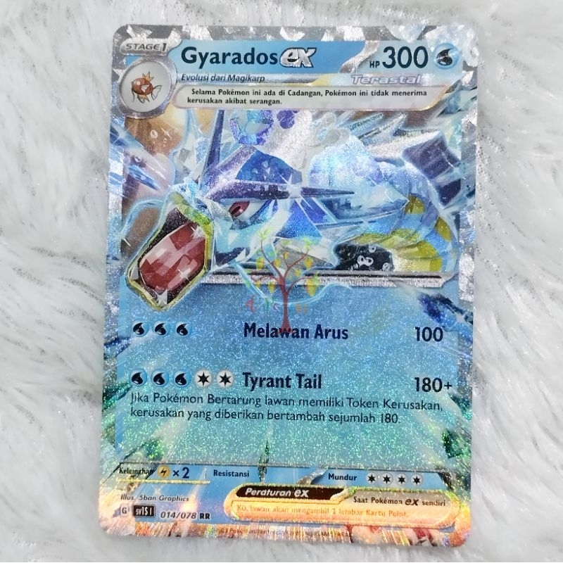 Jual Kartu Pokemon Indonesia - Gyarados EX | Shopee Indonesia