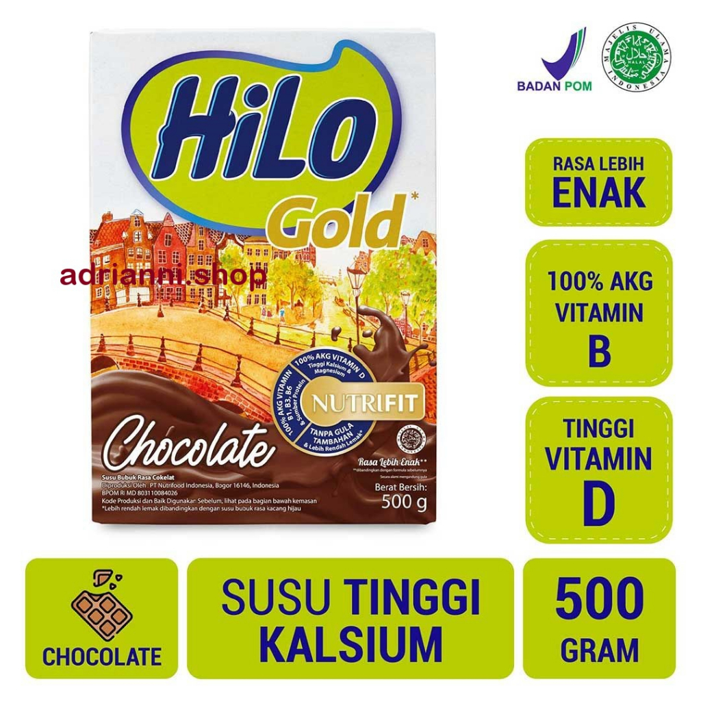 Jual HILO GOLD RASA CHOCOLATE 500 GR | Shopee Indonesia