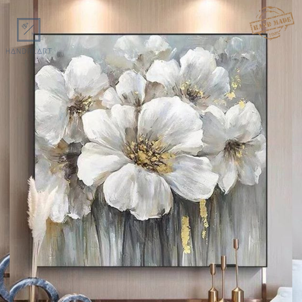 Jual lukisan bunga modern timbul 3D | Shopee Indonesia