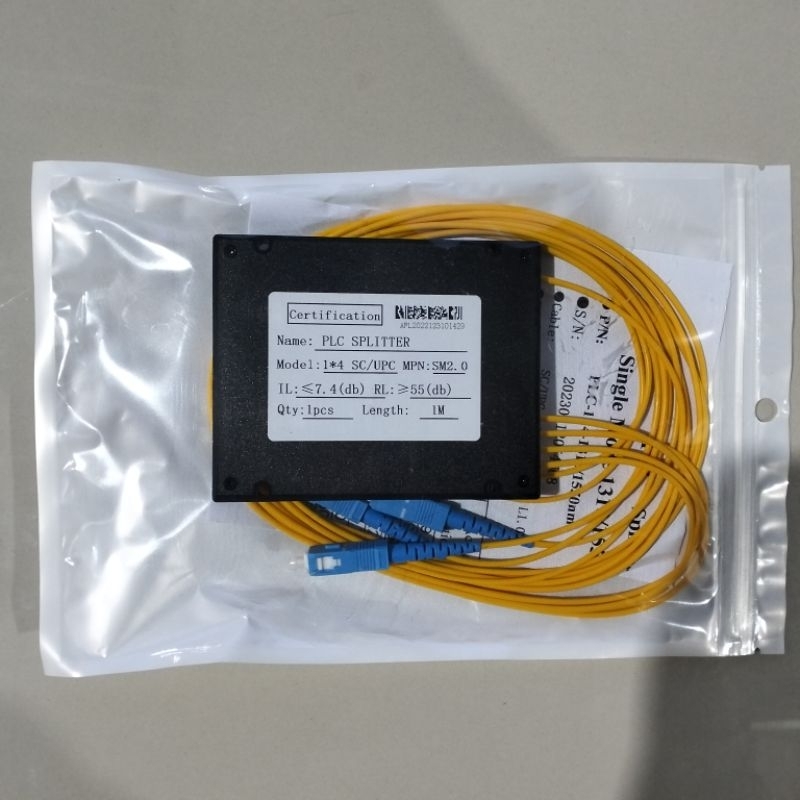 Jual PASSIVE SPLITTER PLC 1:4 SC/APC MODULAR | Shopee Indonesia