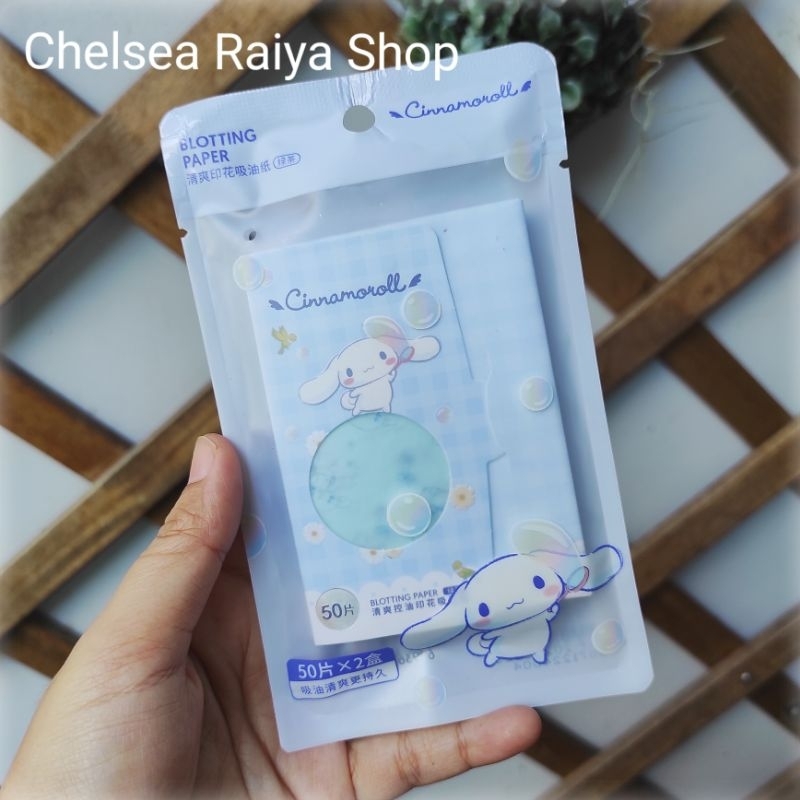 Jual Miniso x Sanrio Cinnamoroll Blotting Paper Kertas Minyak Wajah 2