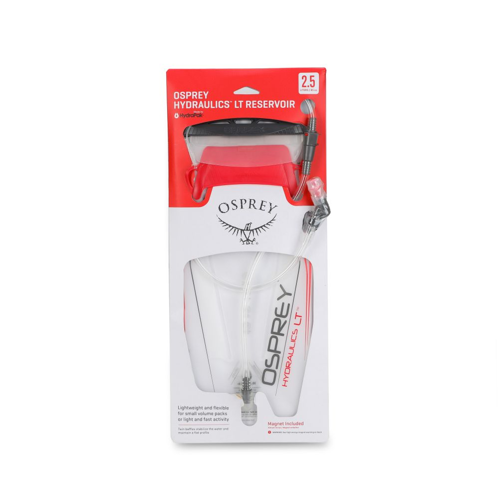 Réservoir Hydratation Osprey Hydraulics LT 2.5L - Rouge | Sans BPA, Remplissage Facile
