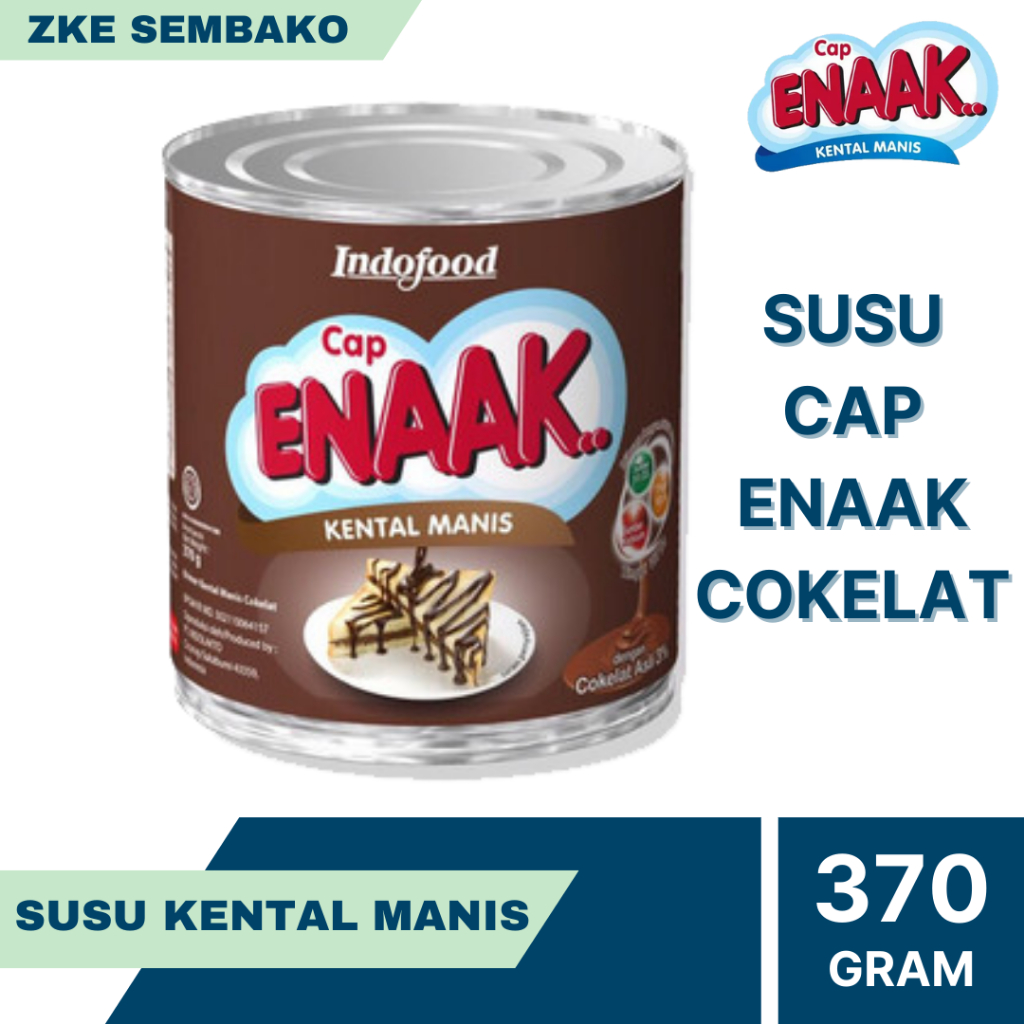 Jual Susu Kaleng Cokelat Cap Enak 370 Gram Shopee Indonesia