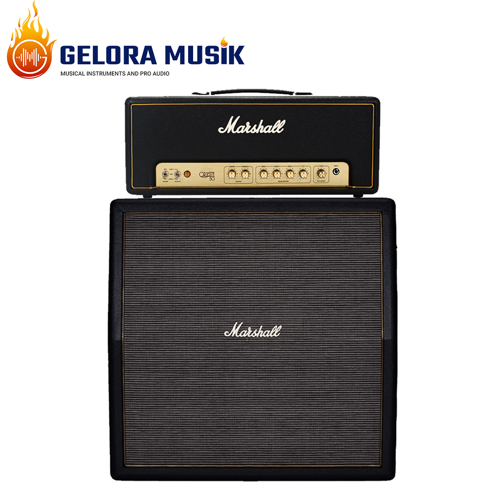 Jual Ampli Gitar Marshall Origin50H (Head) + ORI 412A (Cabinet