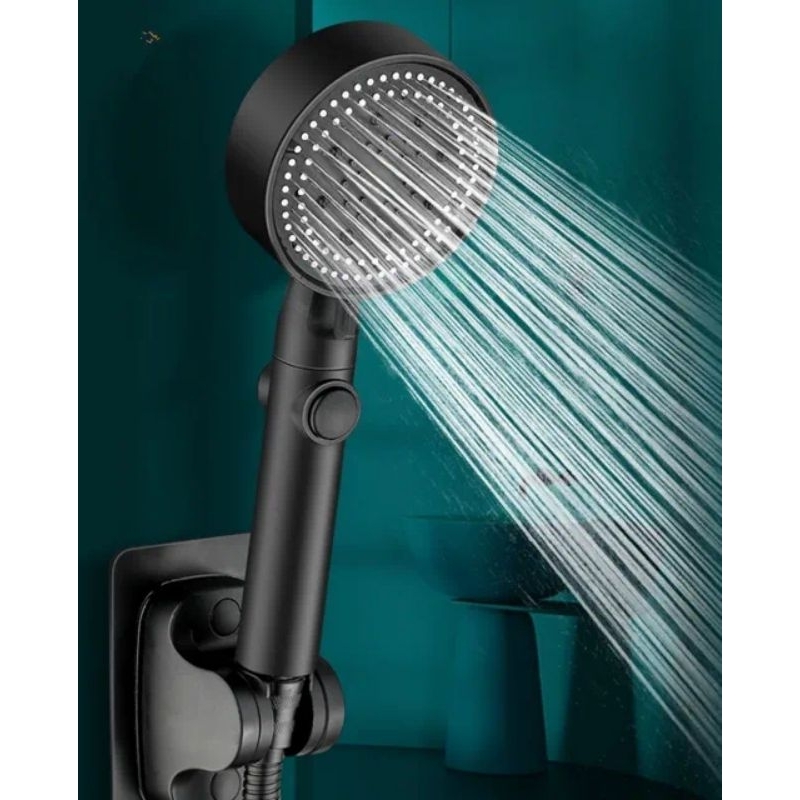 Jual SET SHOWER HITAM 5 MODE PANCURAN DESAIN ELEGAN | Shopee Indonesia