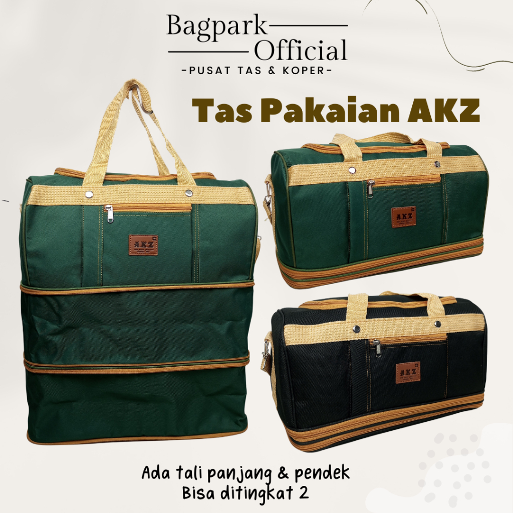 Jual Tas Pakaian Akz Tas Pakaian Dua Tingkat Tas Pakaian Jumbo Tas Mudik Tas Jinjing