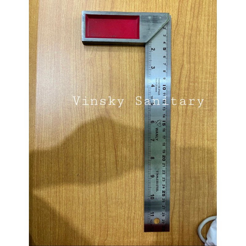 Jual Siku Meter Siku Tukang Bagus Cm Inch Siku Jumbo Tebal Shopee Indonesia