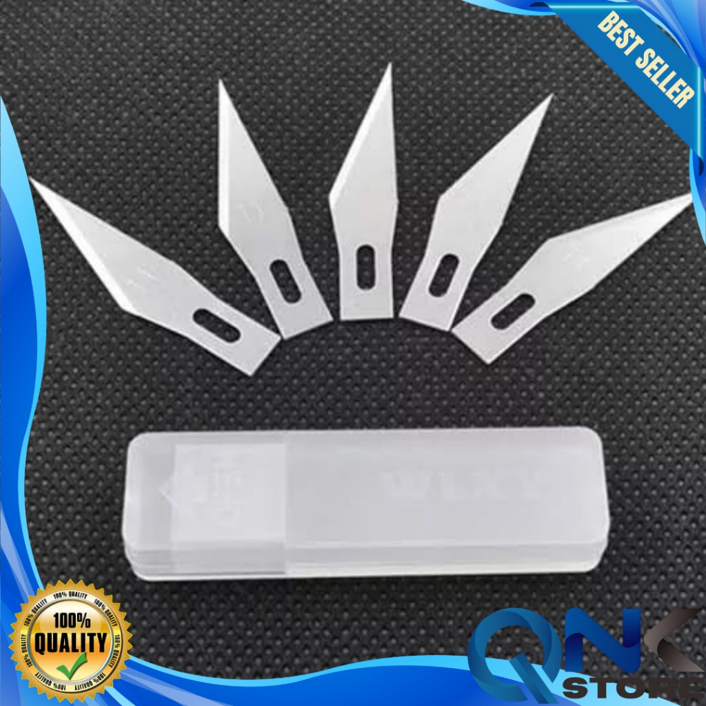 Jual Refill Blade untuk Pen Cutter - Art Knife isi 10 Pcs | Shopee ...