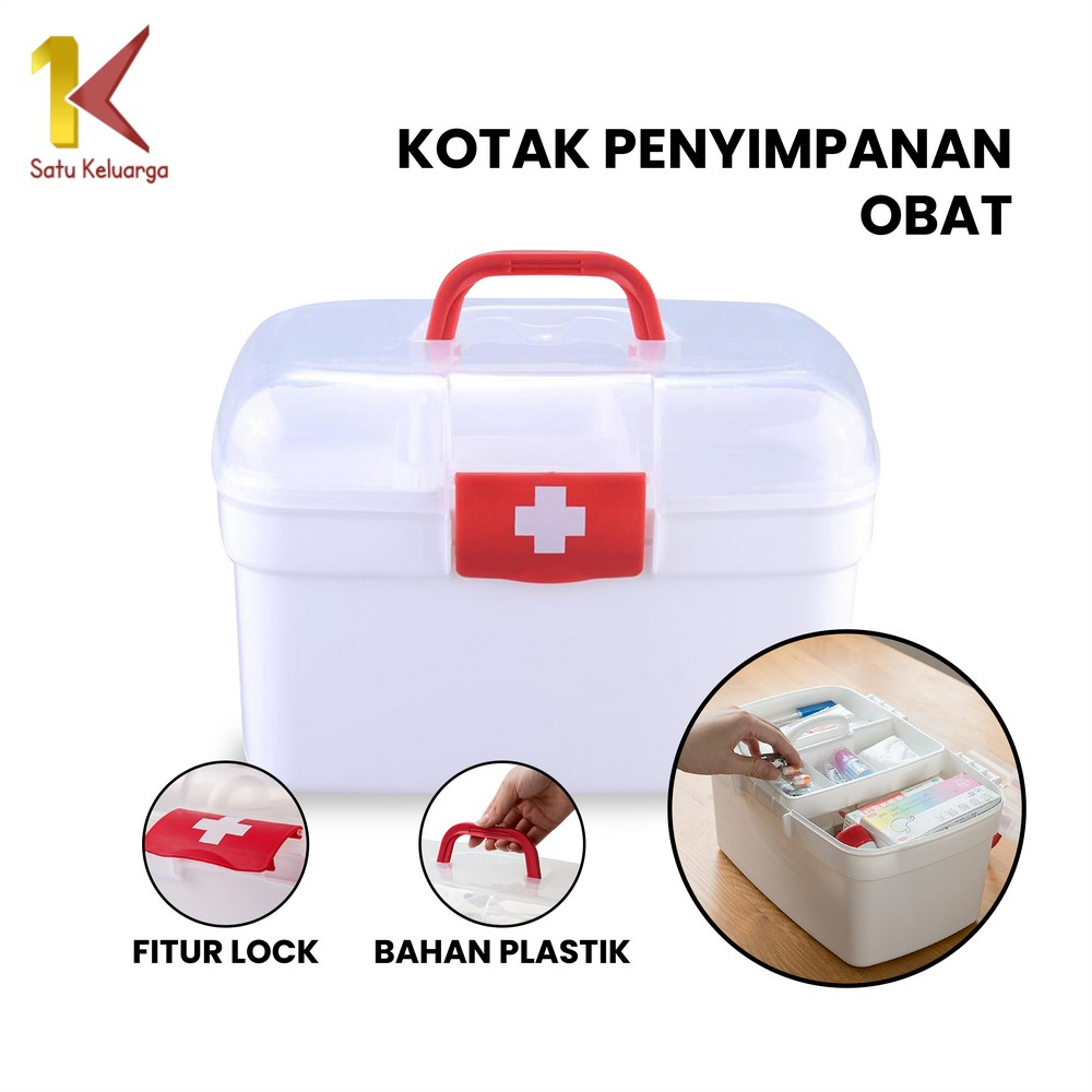 Jual Satu Keluarga Kotak P3K First Aid C832 Medicine Box Organizer