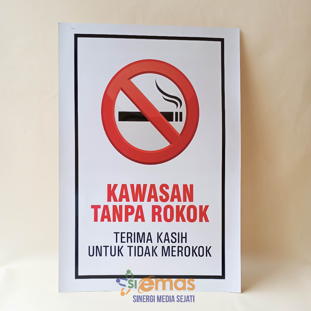 Jual Poster Larangan Merokok Poster Kawasan Tanpa Rokok Poster