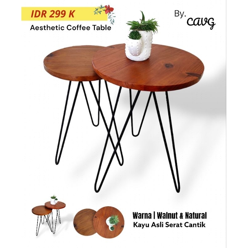 Jual Aesthetic Coffee Table 