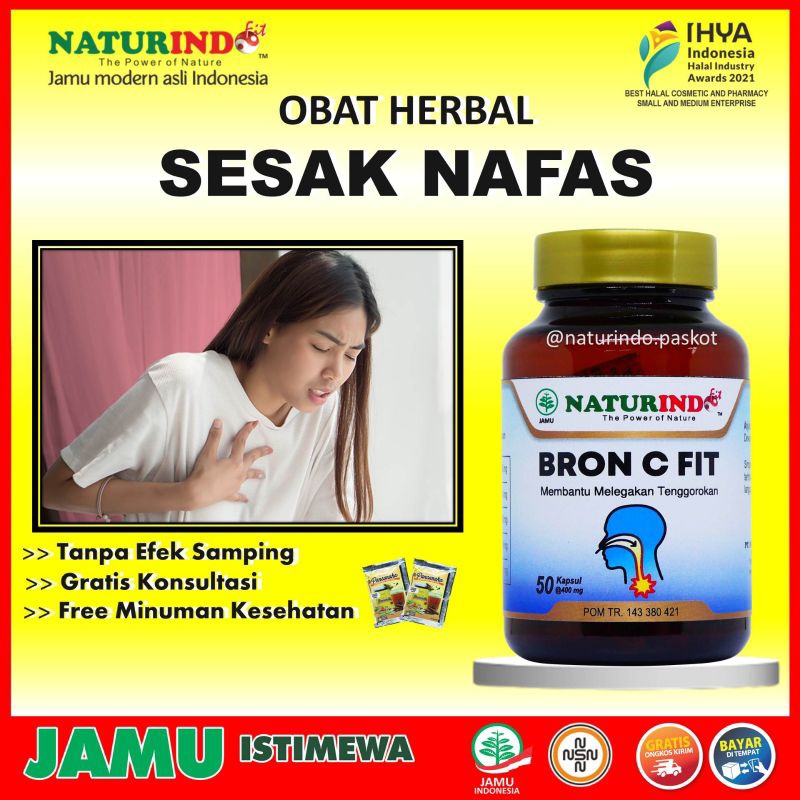 Jual Obat Herbal Sesak Nafas Dan Batuk Asma Dewasa Gurahfit Kapsul Sesak Napas Karena Asam 2341