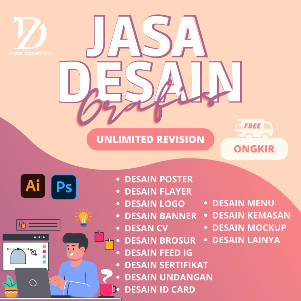 Jual Jasa Desain Premium Poster Flayer Logo Banner Kemasan Feed Dll