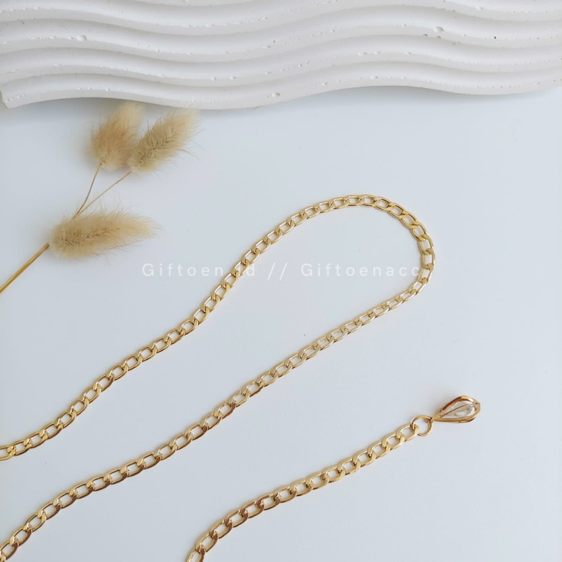 Jual Belt Rantai anti Karat minimalis elegant | Shopee Indonesia