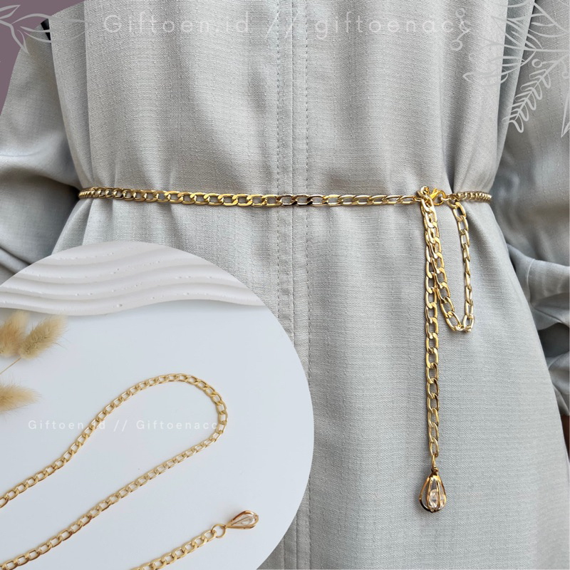 Jual Belt Rantai anti Karat minimalis elegant | Shopee Indonesia