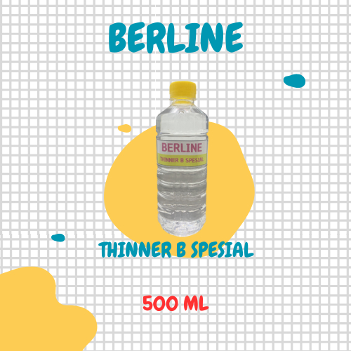 Jual THINNER B SPESIAL Berline 500 Ml | Hinner Untuk Cat Kayu Dan Besi ...