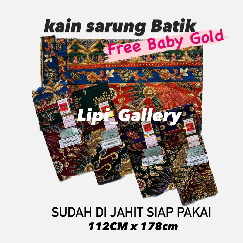 Jual KAIN SARUNG BATIK WANITA TM TANAH MAS (SUDAH DIJAHIT) | Shopee ...