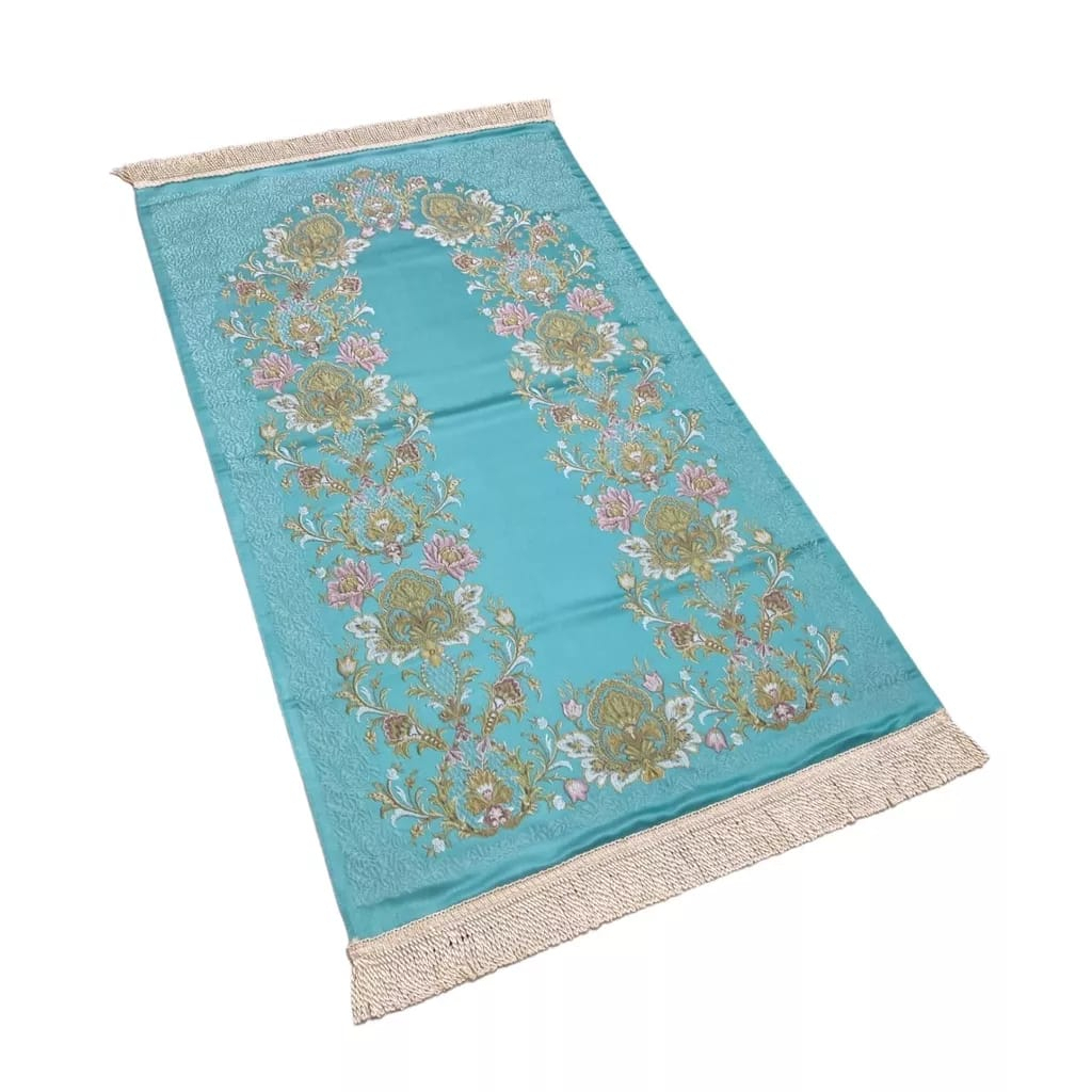 Jual sajadah turki sajadah turkey bahan satin premium fashion muslim ...