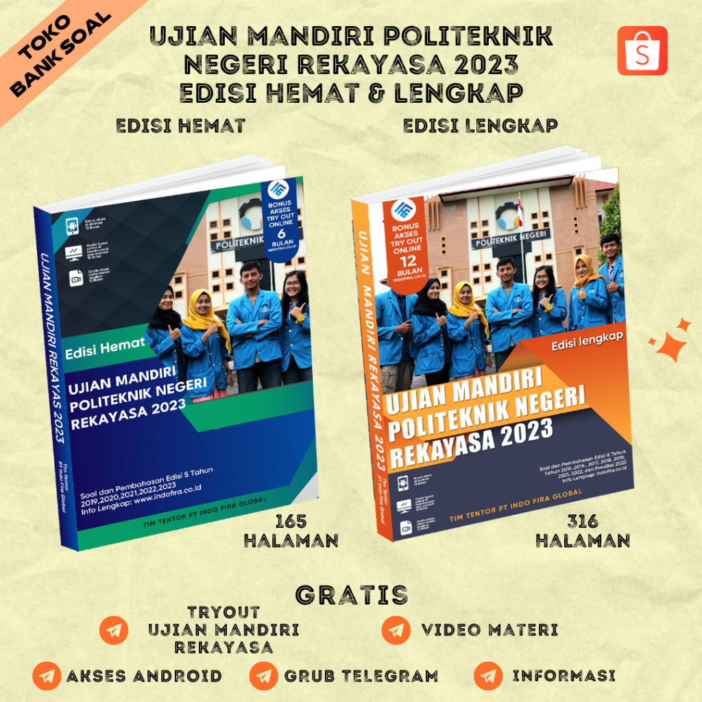 Jual New! Buku TERBARU UJIAN MANDIRI POLITEKNIK REKAYASA 2024 (Edisi ...