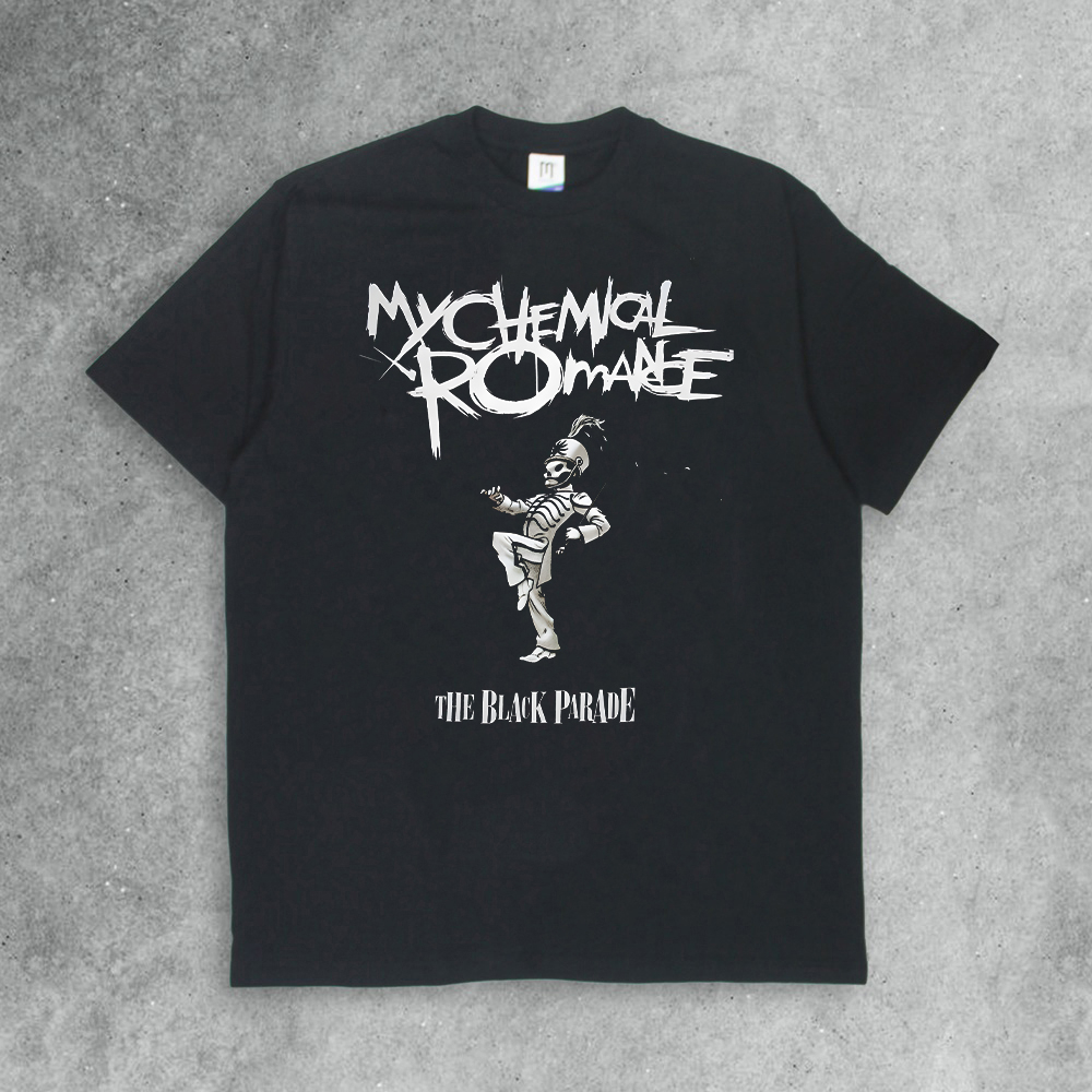 T-shirt Homme My Chemical Romance Officiel - Taille Ample - Noir - 100% Coton - Neuf Avec étiquettes