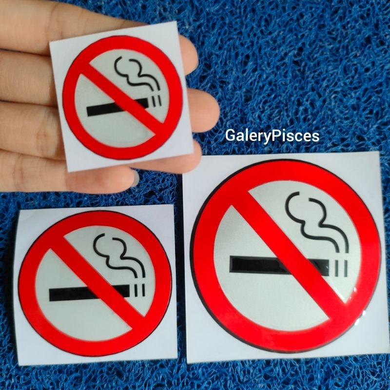 Jual Stiker Dilarang Merokok Sticker Cutting No Smoking Shopee Indonesia