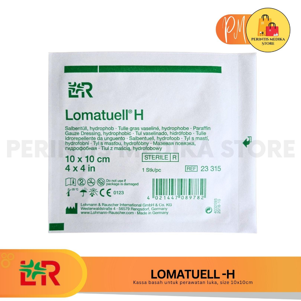 Jual Lomatuell H Kassa Basah Steril 10x10cm l Lomatul Kasa Basah Untuk ...