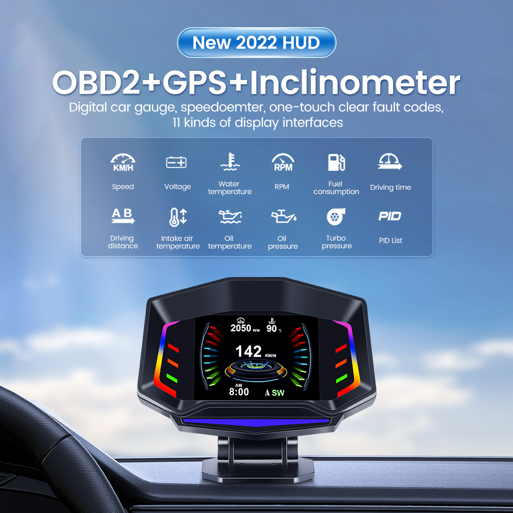 Jual Ap In Car Head Up Display Obd Gps Dual System Hud