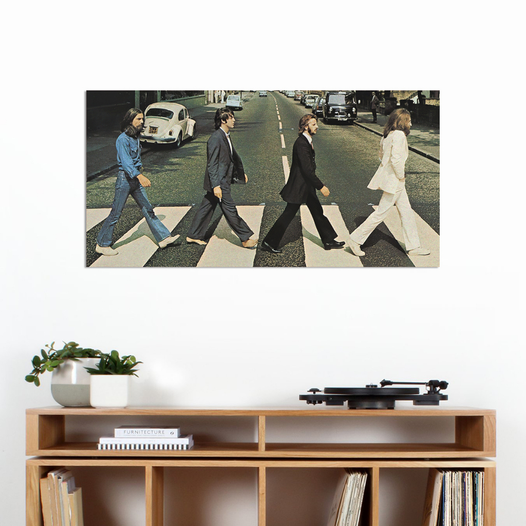 Jual 120X60cm Hiasan Dinding The Beatles Poster Multipanel Abbey Road ...