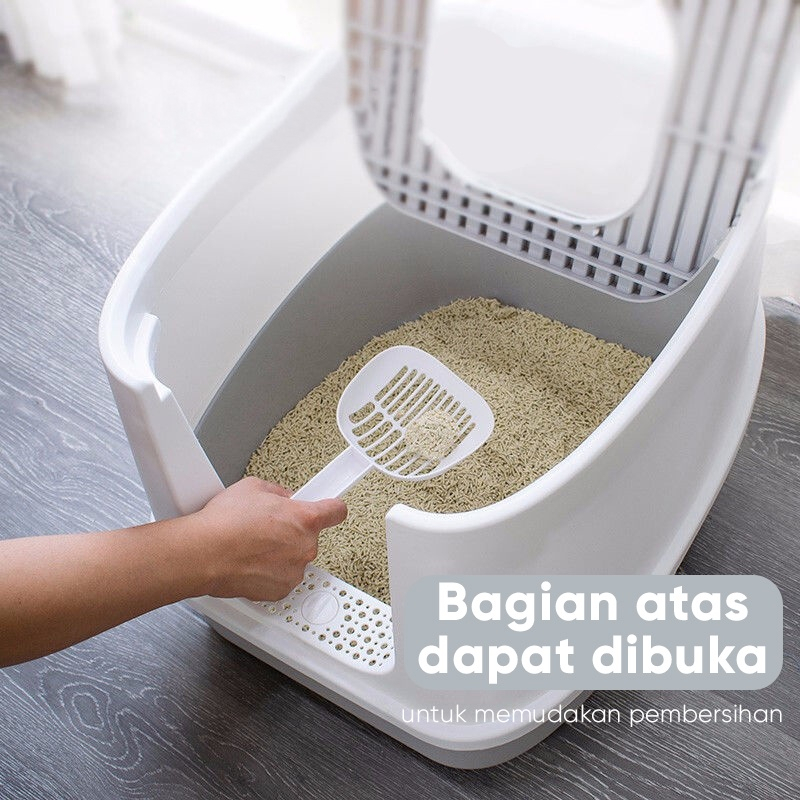 Jual PT Litter Box Kucing Tempat Pup/Tempat Bak Pasir Kucing Cat Toilet