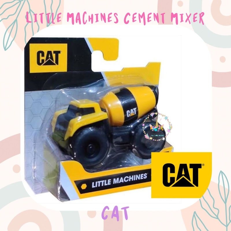 Jual CAT LITTLE MACHINES CEMENT MIXER ORIGINAL MAINAN TRUK MOLEN ALAT ...