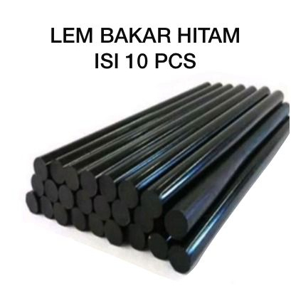 LEM BAKAR HITAM JERMAN STIK 18 & 20CM REFILL ISI 10 PCS