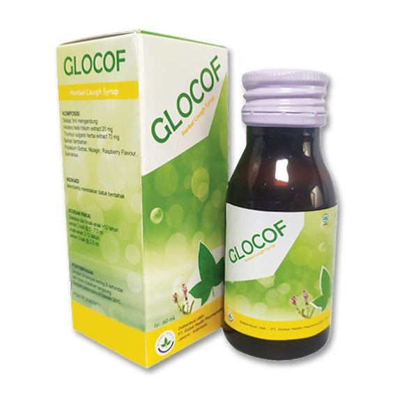Jual GLOCOF Sirup Obat Batuk Berdahak Obat Herbal Batuk Anak Ibu Hamil