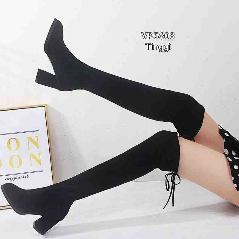 Jual IVEE Boots winter overknee STYLE Fashion Korea #VP5608 | Shopee ...